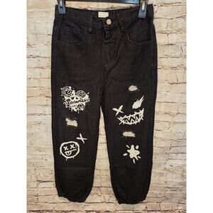 MyFav Boys Jeans Size 11Youth Jogger Bottoms NWT Black